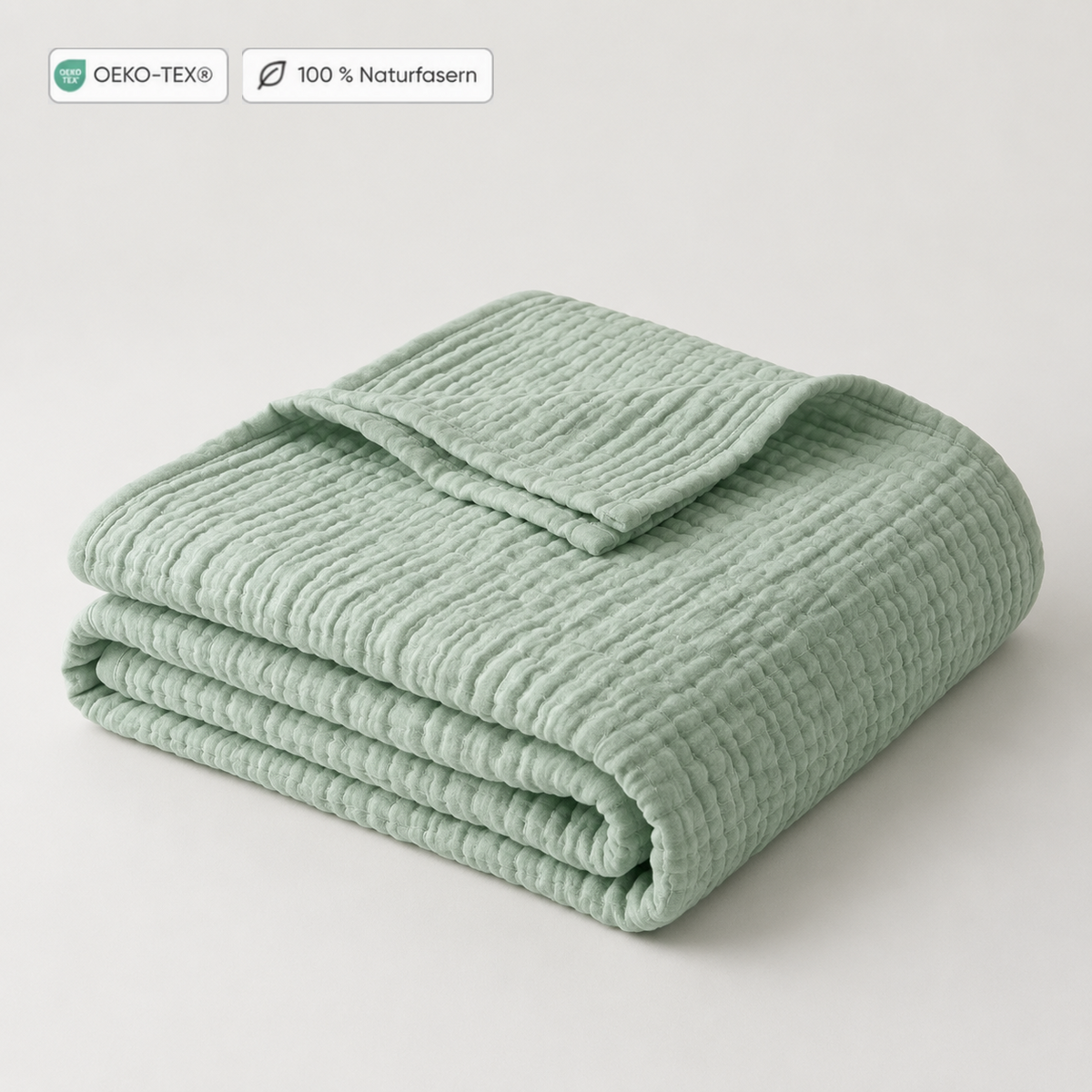 Musselin-Decke aus 100 % Baumwolle