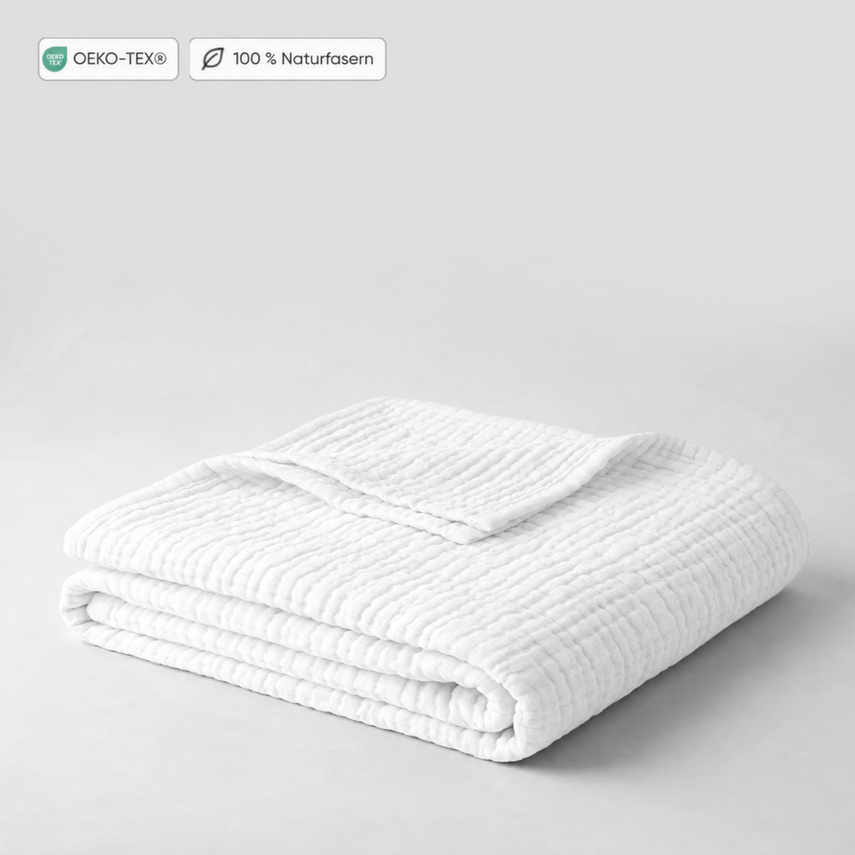 Musselin-Decke aus 100 % Baumwolle